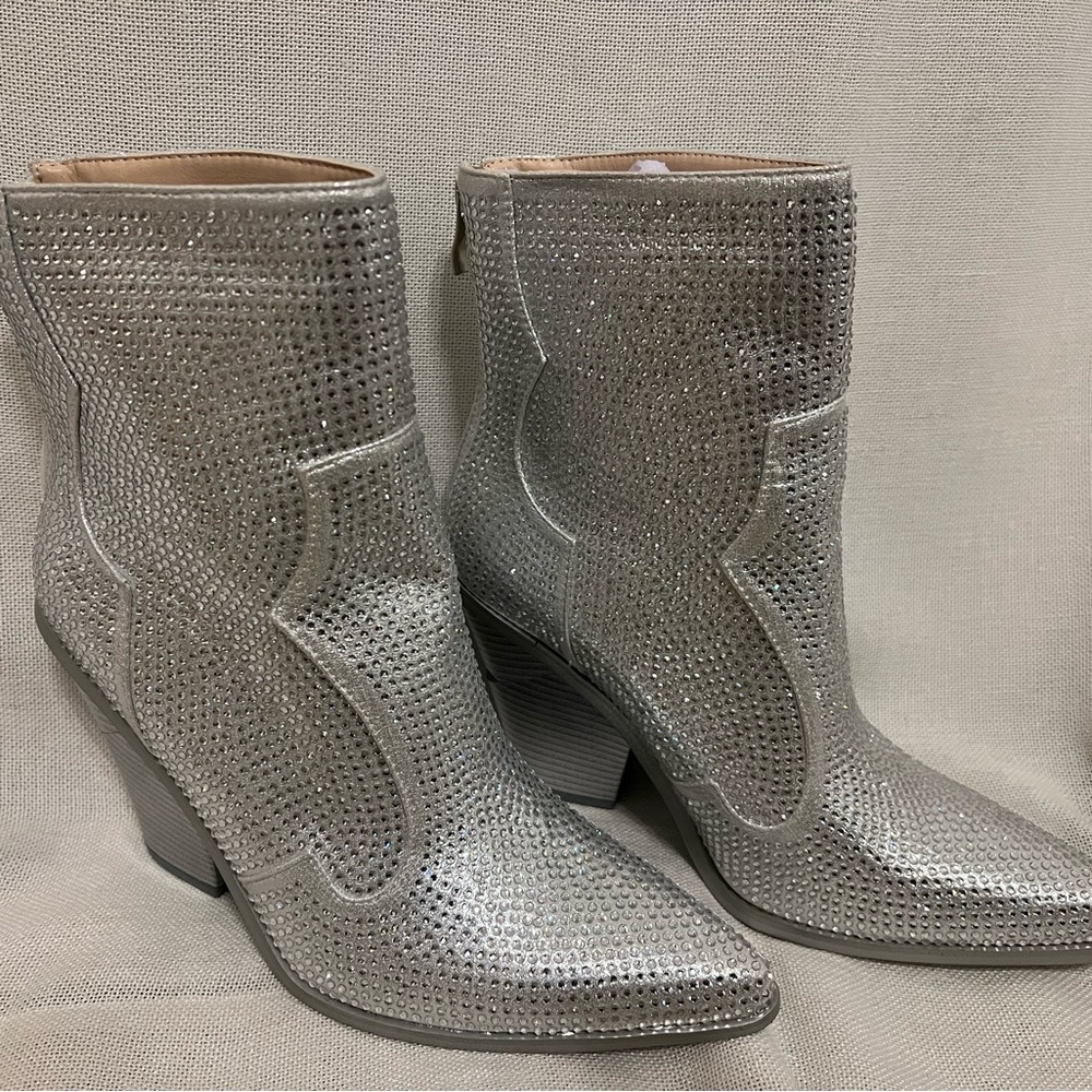 Disco sparkle cowgirl boots